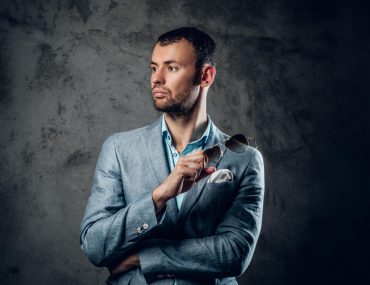Man dressed in suit