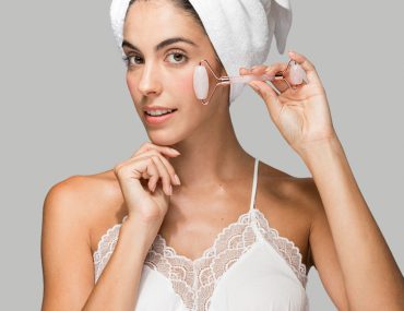 Woman dressed for her spa session